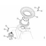 Case 161303A1 Hydraulic Final Drive Motor